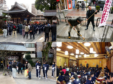 櫛田神社清掃奉仕活動